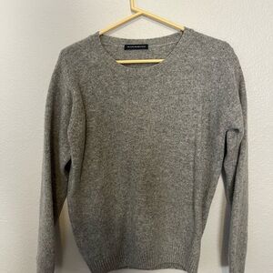 Brandy Melville gray crewneck. It’s a one size fits all.